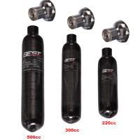 220cc Carbon Composite Cylinders 300 bar with FX Buddy Bottle Valve Assembly