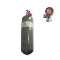 6.8Ltr Carbon Composite Cylinder Rated 300 bar with Smooth Control Valve