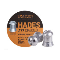JSB Match Diabolo Hades 177 Cal 10.34gr Hollow Point 500ct JSB Match Diabolo Hades 177 Cal 10.34gr Hollow Point 500ct