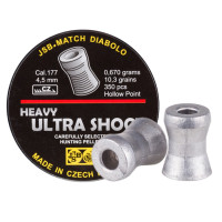 JSB Ultra Shock 177 Cal 10.3gr Hollow Point 350ct JSB Ultra Shock 177 Cal 10.3gr Hollow Point 350ct