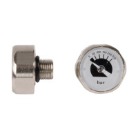 Micro Gauges 0-250 Bar BSPP Threads Steel Body Micro Gauges 0-250 Bar BSPP Threads Steel Body