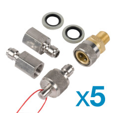 Quick Coupler Starter Kit x 5