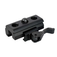 Quick Attach Harris Style Bipod Sling Swivel Adapter to Weaver Picatinny Rail